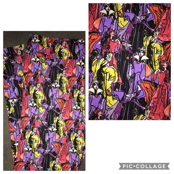 LuLaRoe Pants - LuLaRoe Disney Villains Leggings TC2 Plus Size